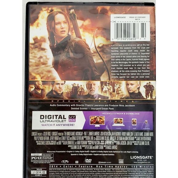 The Hunger Games: Mocking Jay (Part 1) [DVD] - Picture 3 of 3